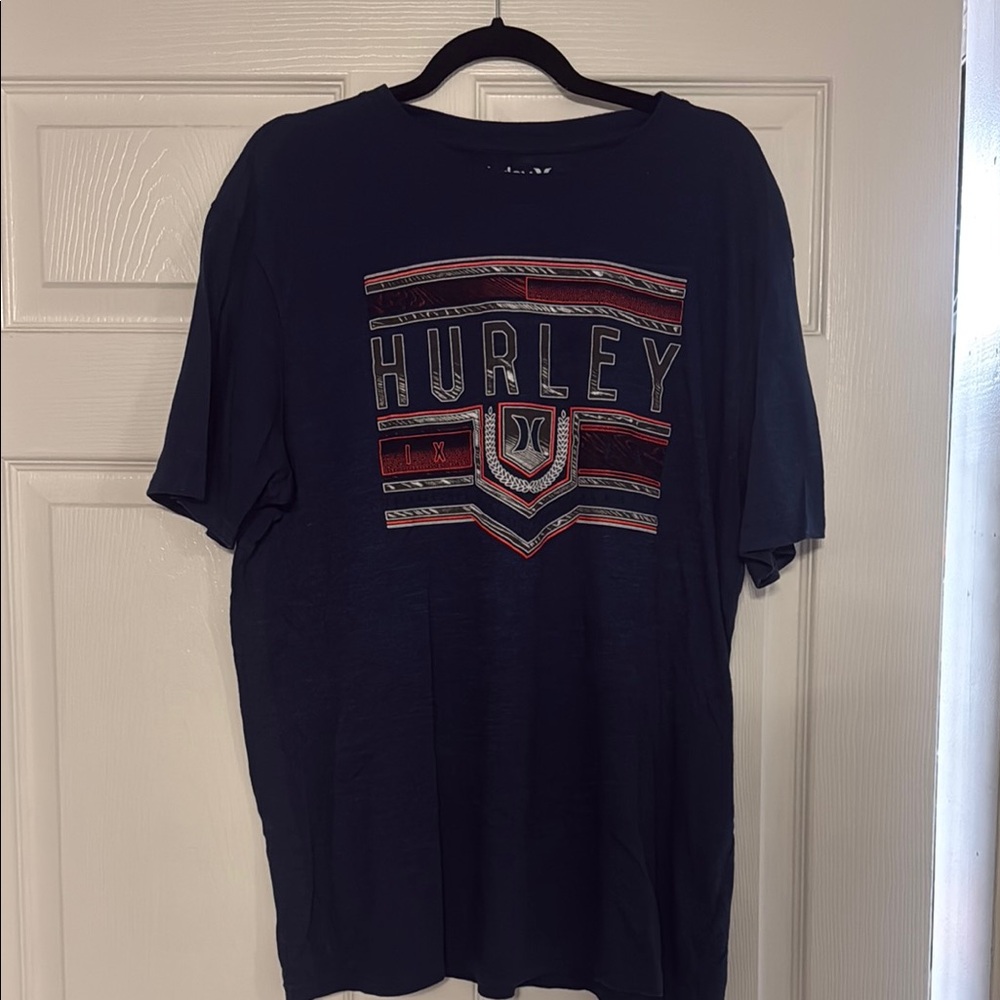 Hurley Blue Short Sleeve Tee Casual Style